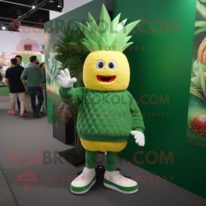 Green Pineapple mascotte...