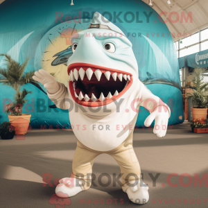 Mascot character of a Cream...