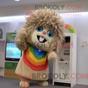 Mascottefiguur van een...