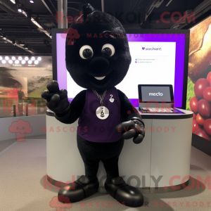 Postava maskota Black Grape...