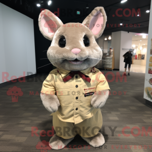 Mascottefiguur van een...