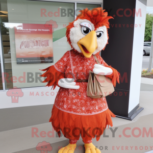 Maskot karakter af en...