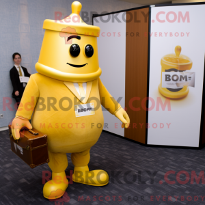 Mascottefiguur van een...