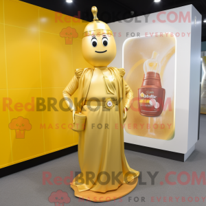 Mascottefiguur van een...