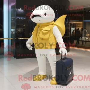 Mascottefiguur van een...
