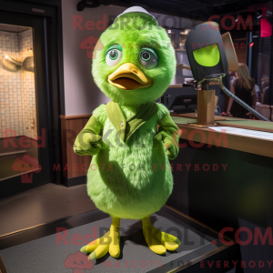 Mascottefiguur van een...