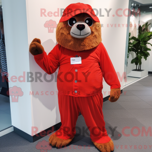 Mascottekarakter van een...
