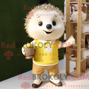 Mascottefiguur van een...