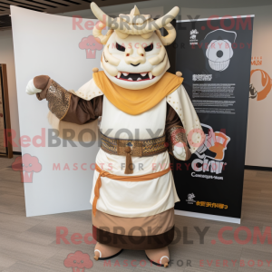 Mascot character of a Cream...