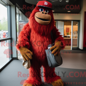 Mascot character of a Red...