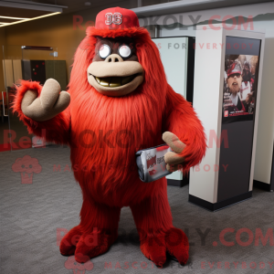 Mascot character of a Red...