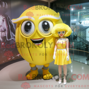 Mascot character of a Lemon...