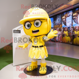 Mascot character of a Lemon...