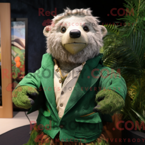 Personaje mascota de un oso...