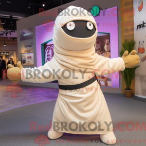 Maskot karakter af en creme...