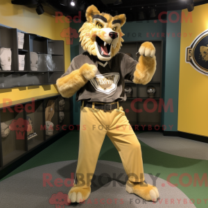 Mascot character of a Gold...