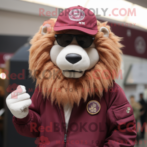 Mascot character of a...