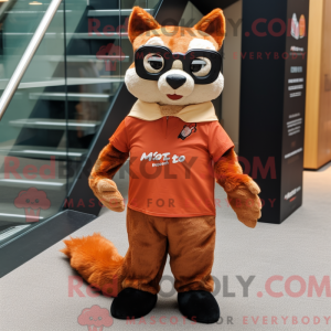 Mascottekarakter van een...