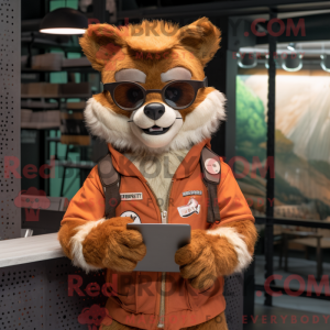 Mascottekarakter van een...