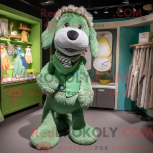 Mascot character of a Green...