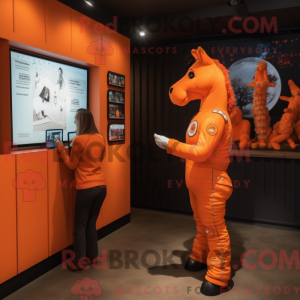 Mascottefiguur van een...