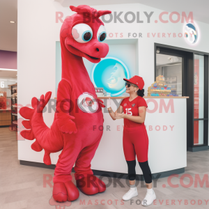 Mascot character of a Red...