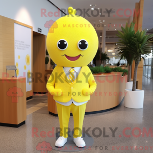 Mascot character of a Lemon...