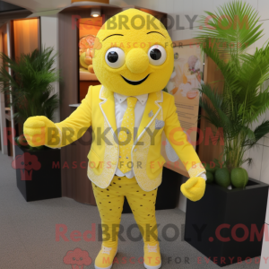 Mascot character of a Lemon...