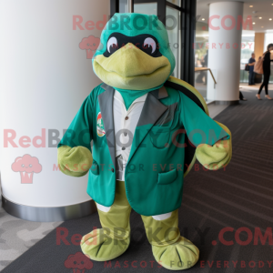 Mascottefiguur van een...