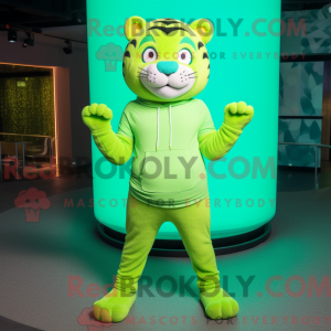 Mascot character of a Lime...