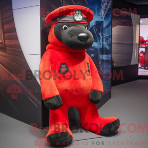 Mascot character of a Red...