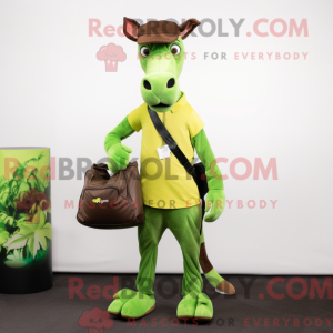 Mascot character of a Lime...