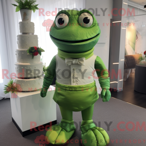 Mascot character of a Green...