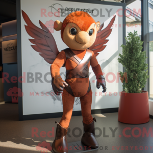 Mascot character of a Rust...