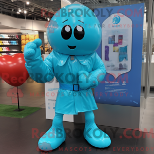 Mascottekarakter van een...