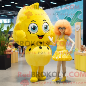 Mascot character of a Lemon...