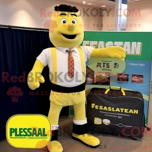 Mascot character of a Lemon...