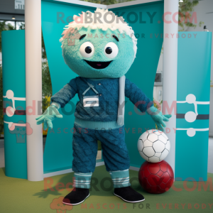 Mascottefiguur van een...