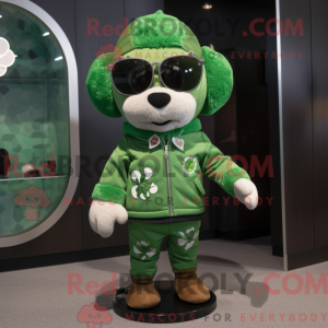 Mascot character of a Green...