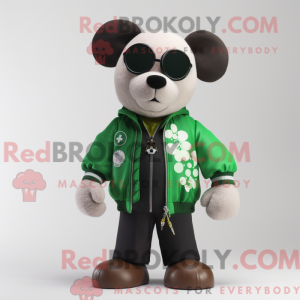 Mascot character of a Green...