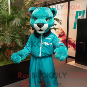 Mascottefiguur van een...