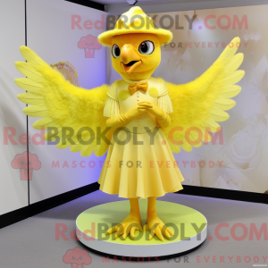 Mascot karakter van een...