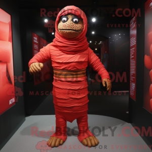 Mascot character of a Red...