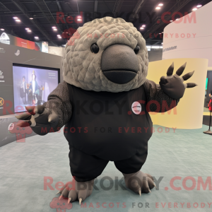 Mascot character of a Black...