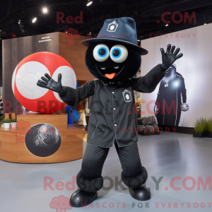 Mascot character of a Black...