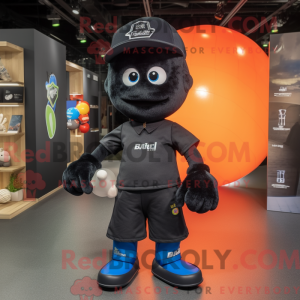 Mascot character of a Black...