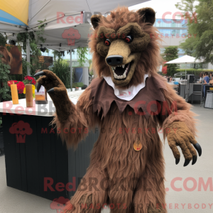 Mascot karakter van een...