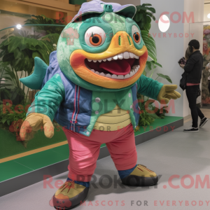 Mascot character of a...