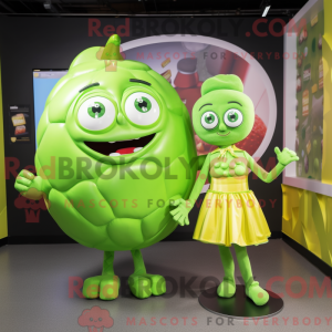 Mascottekarakter van een...