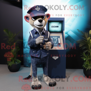 Mascot character of a Navy...